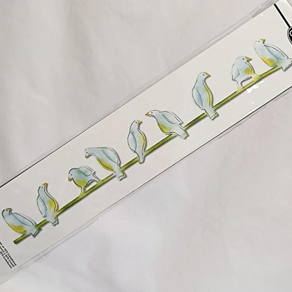 Sizzix Sizzlits Decorative Strip Die Lot 7pc Butterflies Hearts Birds Alphabet